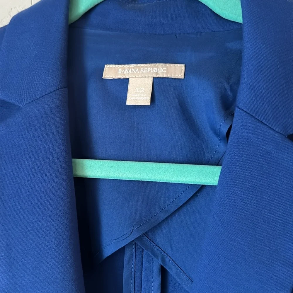 Excellent condition royal blue Banana Republic blazer - Picture 2 of 5